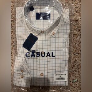 NWT Never Opened David Donahue Casual Button Up
